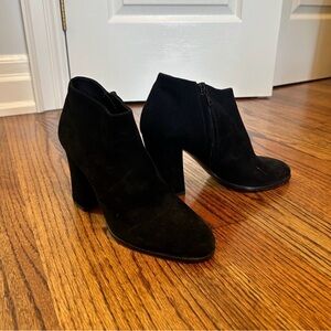 Black Suede Ankle Booties - Dolce & Gabbana